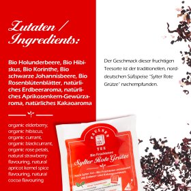 Preview: Bio Sylter Rote Grütze, Früchtetee