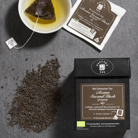 Preview: Bio Assam Second Flush, schwarzer Tee