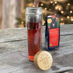 Preview: Glasflasche doppelwandig mit Infusor